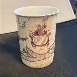 Vintage Map Design Ceramic Mug bermuda light house